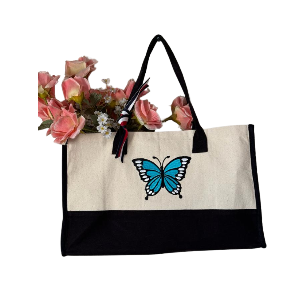 Simple Modern Jute & Cotton Tote Bags