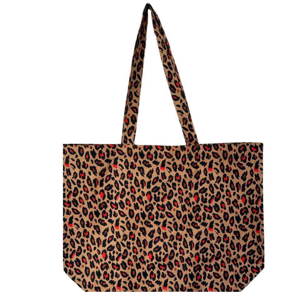 Leopard Grocery Print tote
